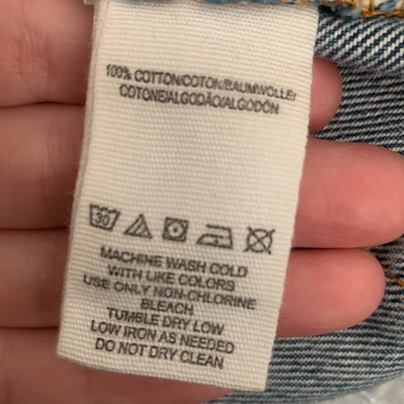 Free people denim mini skirt - Picture 6 of 8